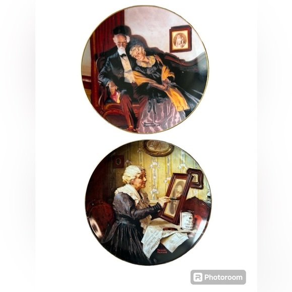 5/$25 Norman Rockwell Knowles Collector Plates bundle of two - Picture 1 of 7